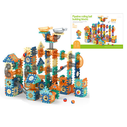 Magnetic Sheet Building Block Designer Magnet Maze Race Run Kids Toy 98 PCS